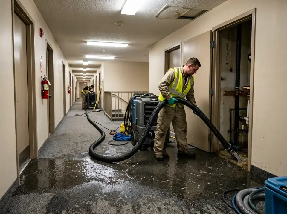 multi-unit-apartment-hallway-f-005 — frequently asked questions, Emergency Burst Pipe Water Extraction & Removal in Evansbur…
